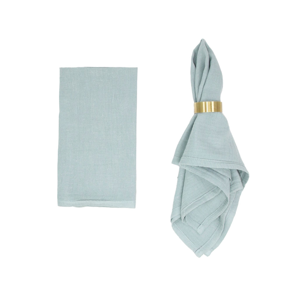 silk-linen-musselinservietten-stoffserviette-sagegruen Musselin Servietten SALBEIGRÜN | sage - 4er Set
