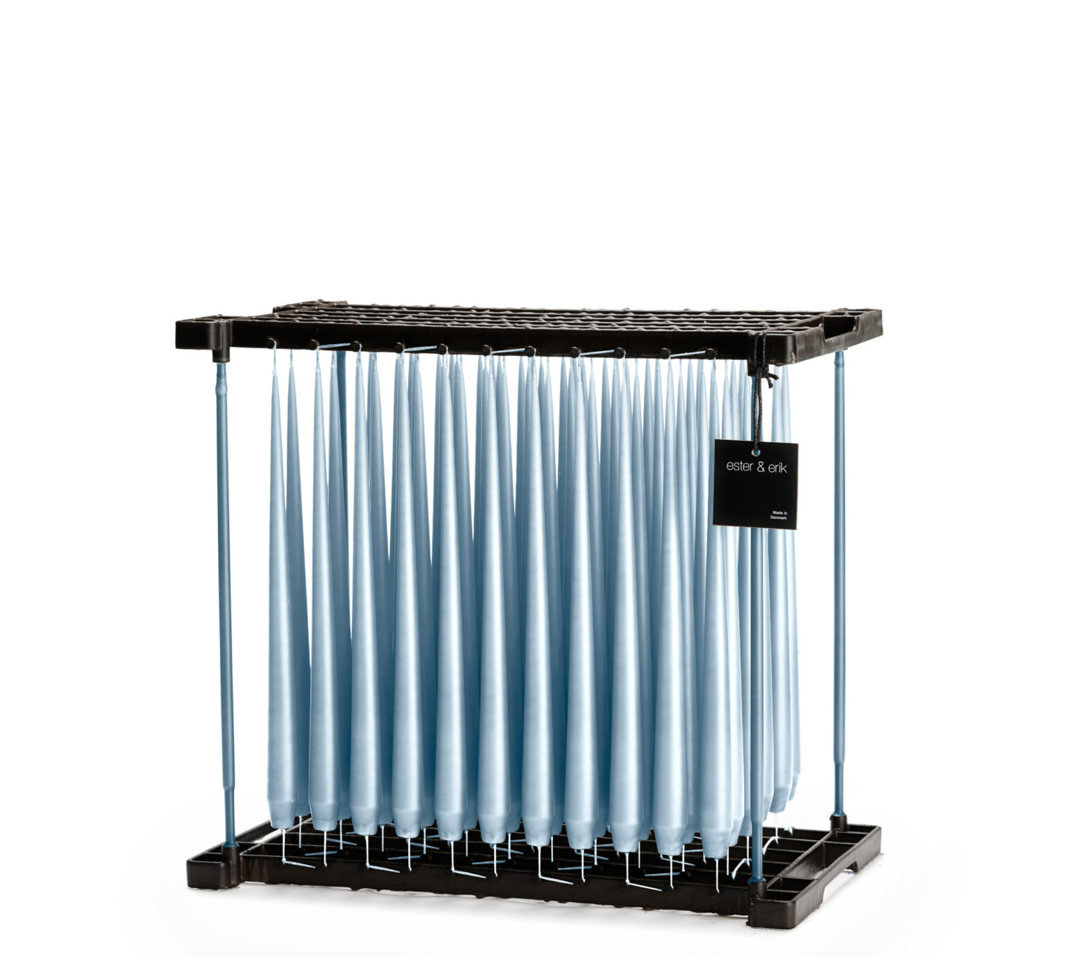 Ester & Erik taper candle DUSTY BLUE - color no. 83, 2.6 x 32 cm