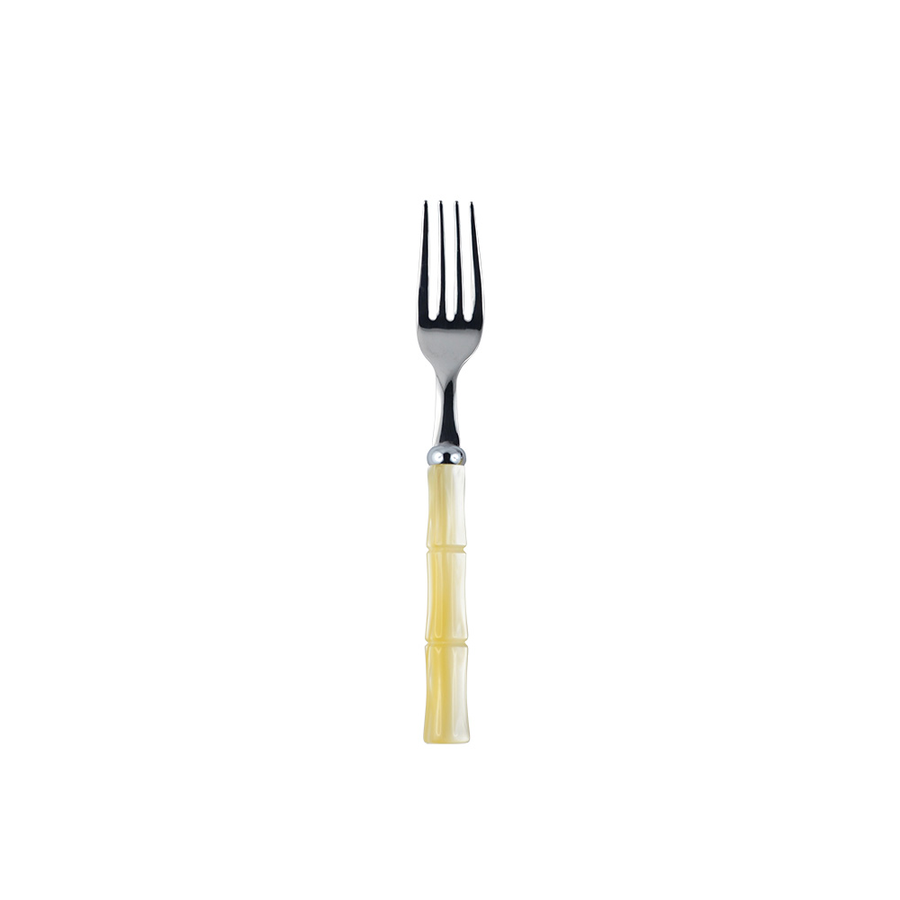 Besteckset BAMBOO elfenbein, 4tlg. Set