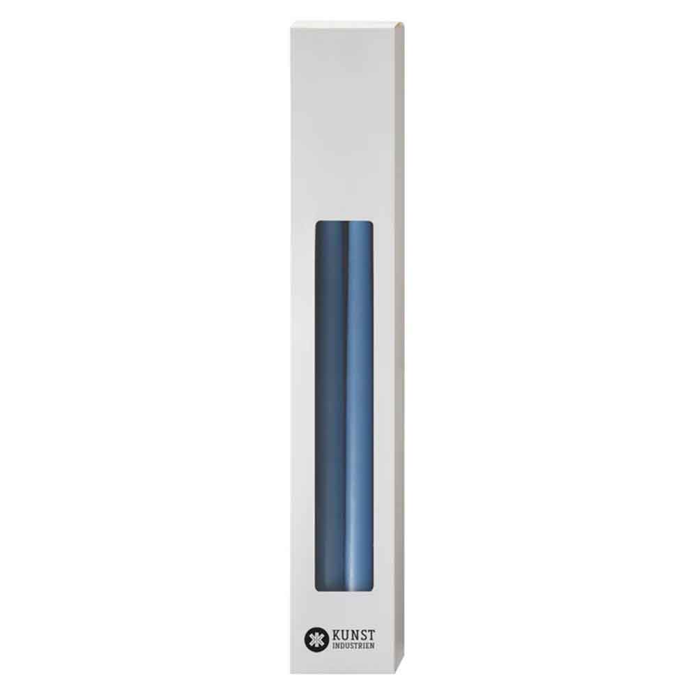 Thin taper candles STEEL BLUE - color no. 29, 1.3 x 28 cm - 12 pcs. Thin taper candles STEEL BLUE - color no. 29, 1.3 x 28 cm - 12 pcs.