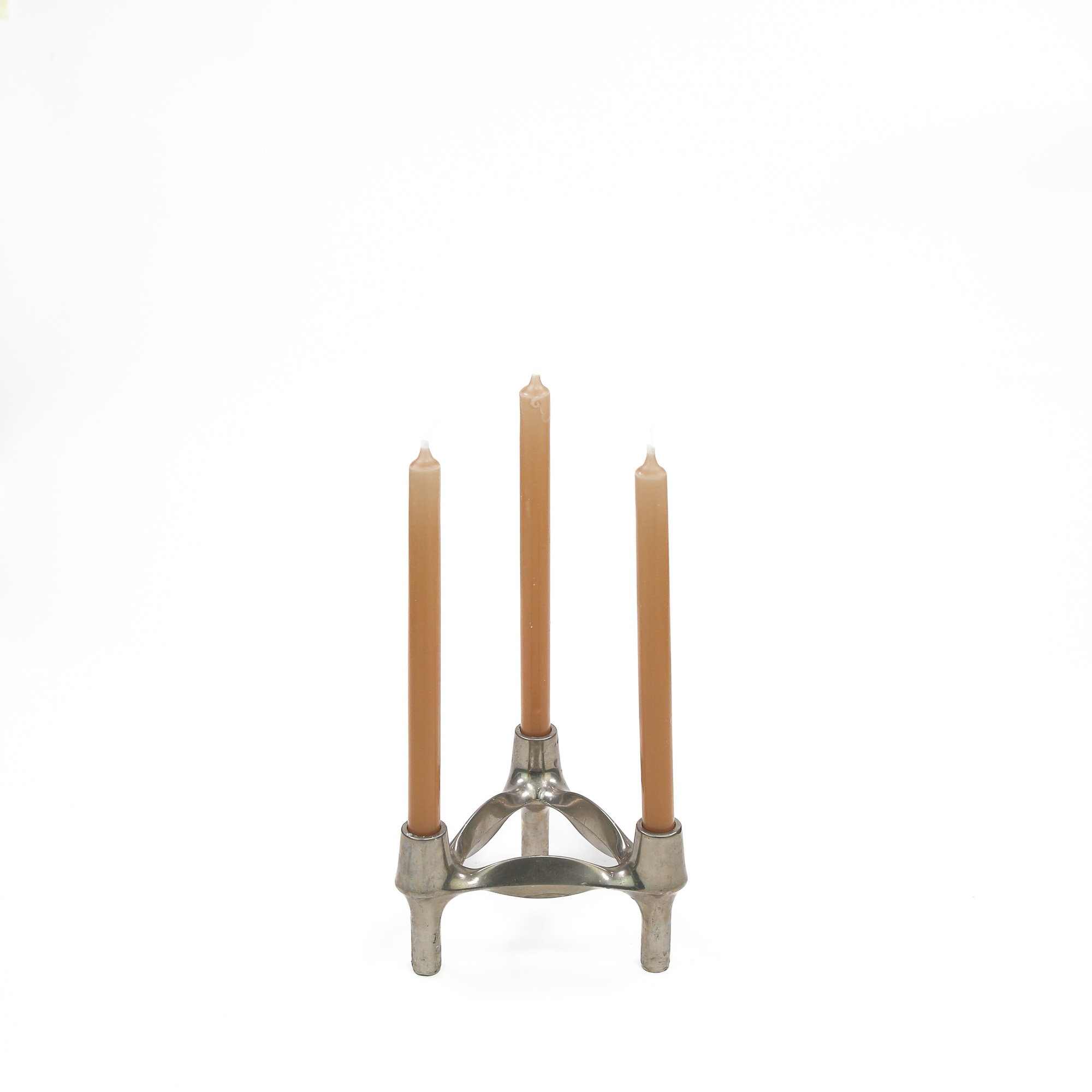 Thin stick candles/tree candles for Stoff Nagel candle holder - caramel