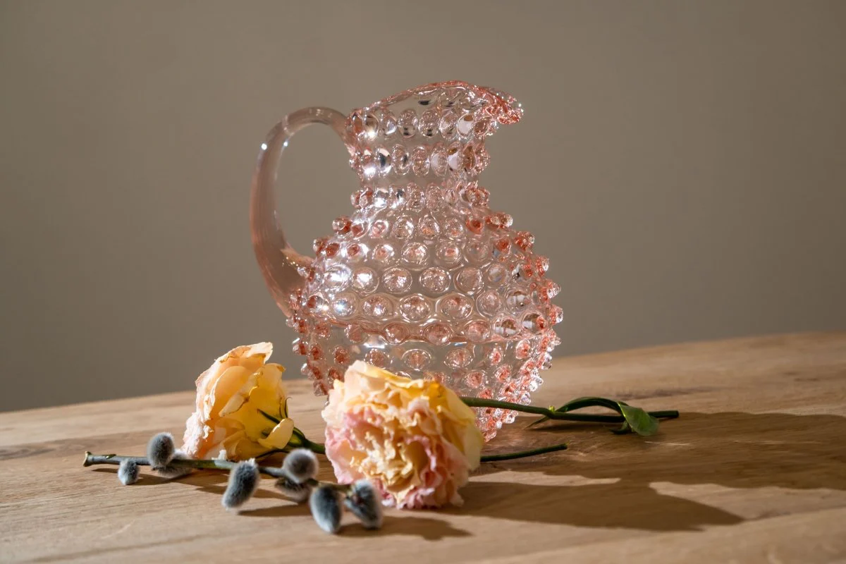 Klimchi carafe HOBNAIL size S - pink Klimchi carafe HOBNAIL size S - pink