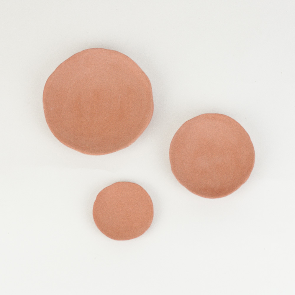 Styling Dish Set ENGOBE - Set of 3 | terracotta matte