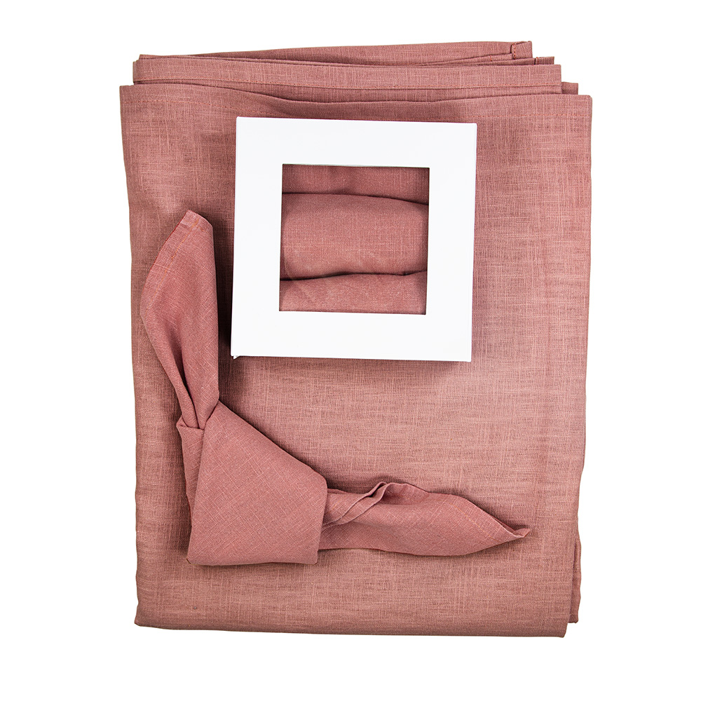 Tischwäschset Rosenholz Silk & Linen-1 Tischwäschset Rosenholz Silk & Linen-1