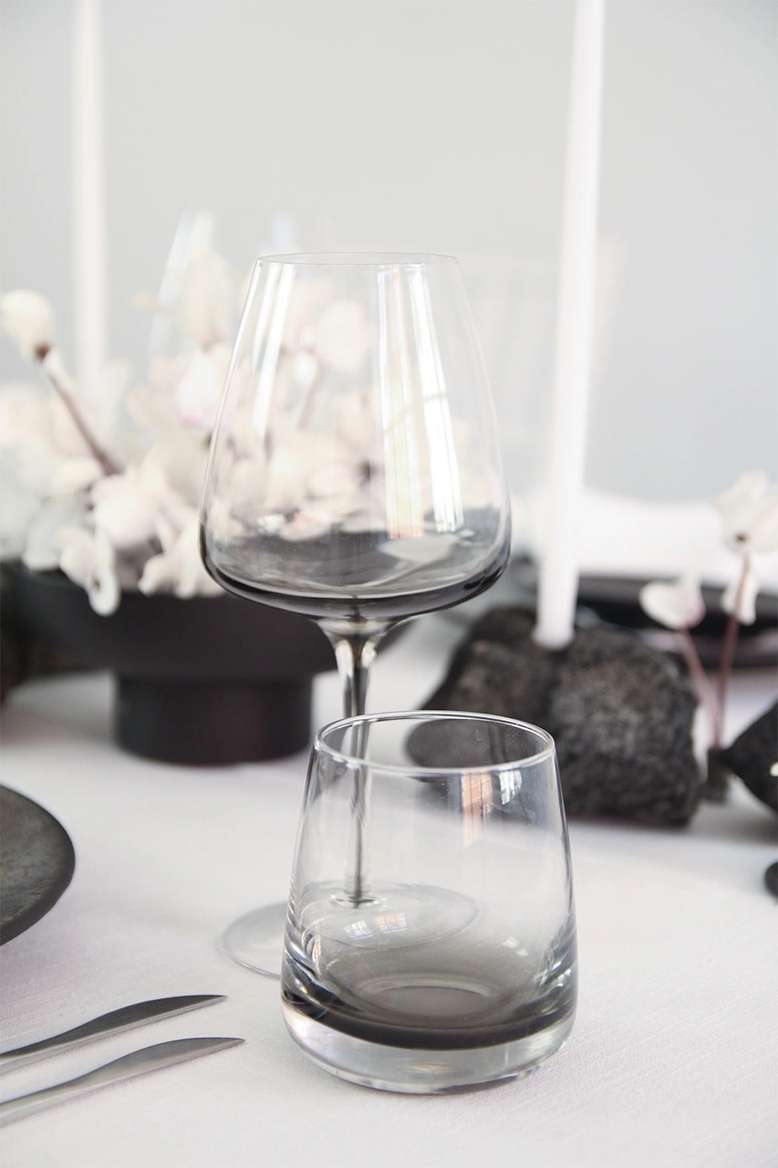Red wine glass Broste Copenhagen SMOKE Red wine glass Broste Copenhagen SMOKE